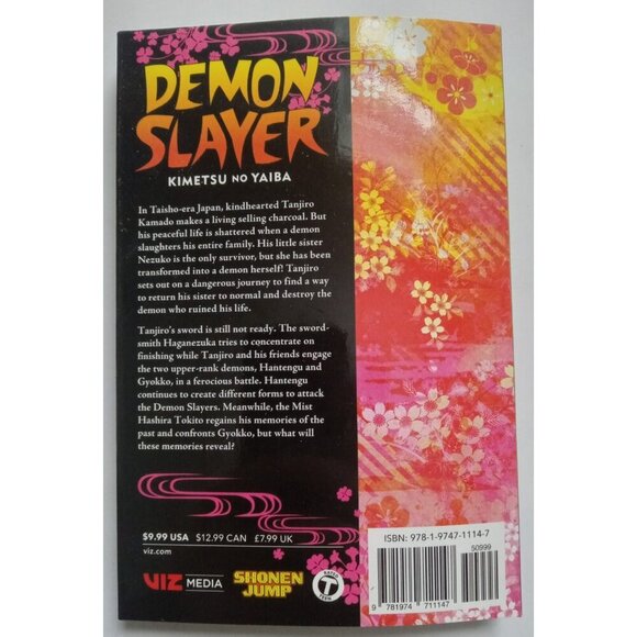 Demon Slayer Vol. 14 Manga Koyoharu Gotouge 2019 VG+ - Picture 2 of 2